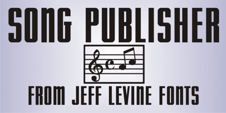 Song Publisher JNL font preview