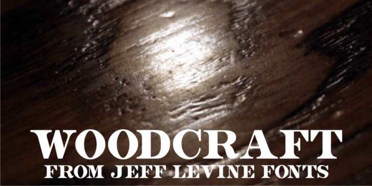 Woodcraft JNL font preview