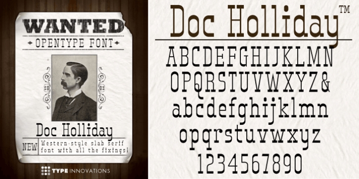 Doc Holliday font preview
