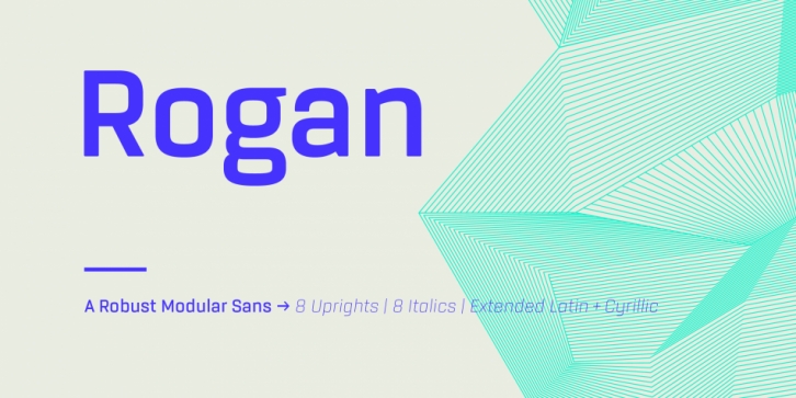 Rogan font preview