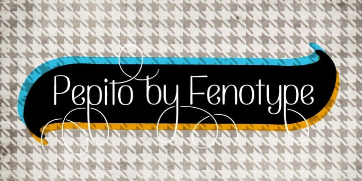 Pepito font preview