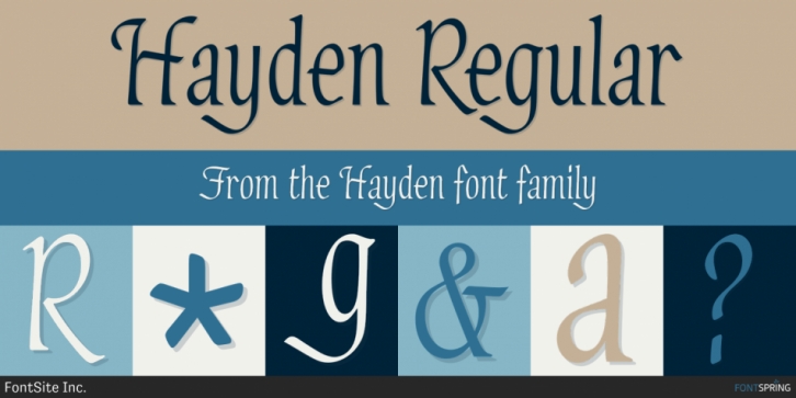 Hayden font preview