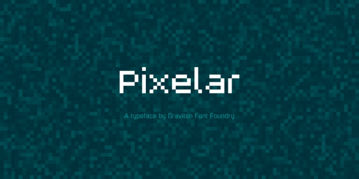 Pixelar font preview