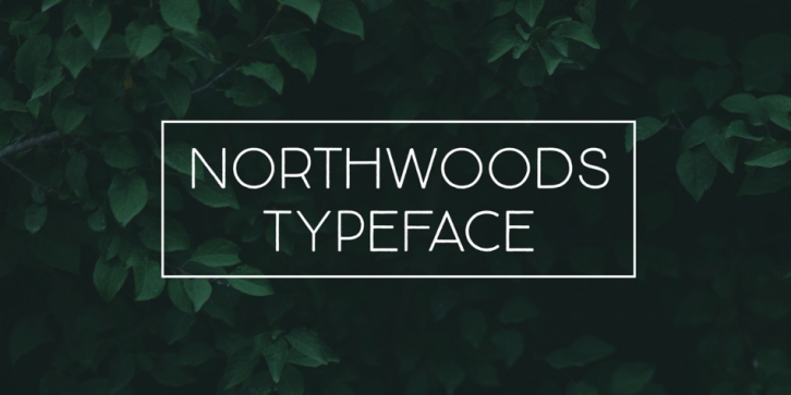 Northwoods font preview