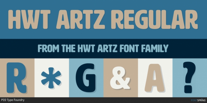HWT Artz font preview