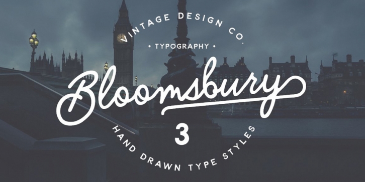 Bloomsbury font preview