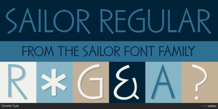 Sailor font preview