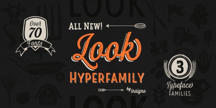 Look Serif font preview
