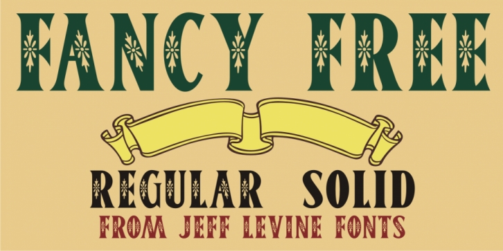 Fancy Free JNL font preview