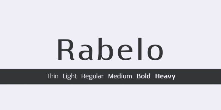 Rabelo font preview