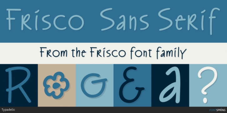 Frisco font preview