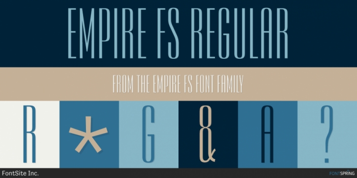 Empire FS font preview