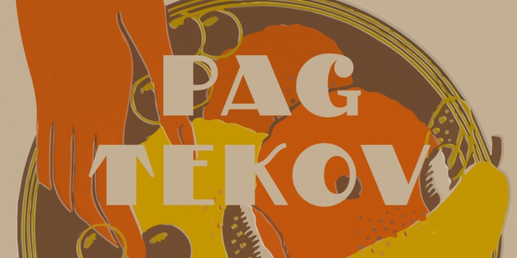 PAG Tekov font preview