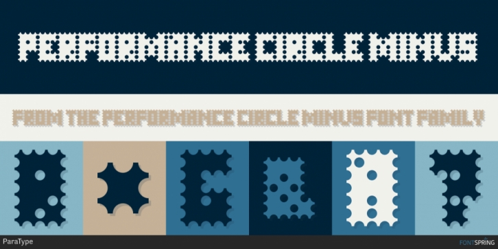 Performance Circle Minus font preview