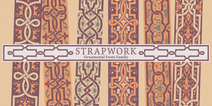Strapwork font preview