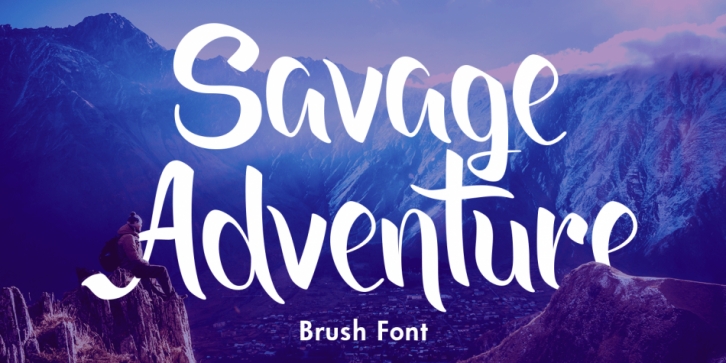 Savage Adventure font preview