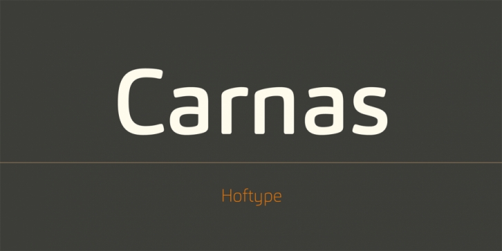 Carnas font preview