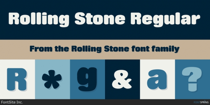 Rolling Stone font preview
