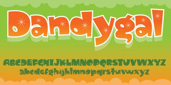 Dandygal font preview