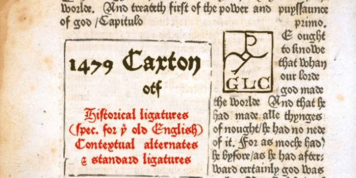 1479 Caxton font preview