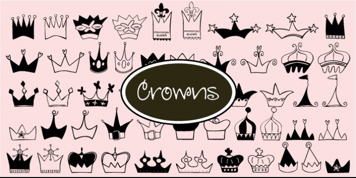 Crowns font preview