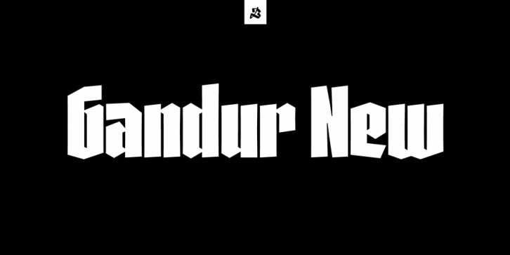 Gandur New font preview