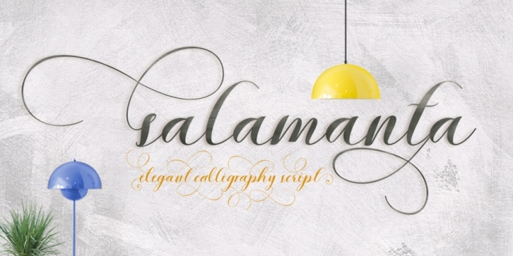 Salamanta Script font preview