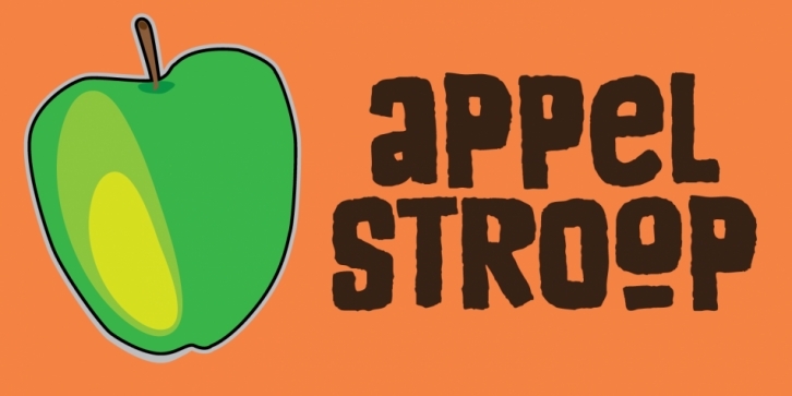 Appelstroop font preview