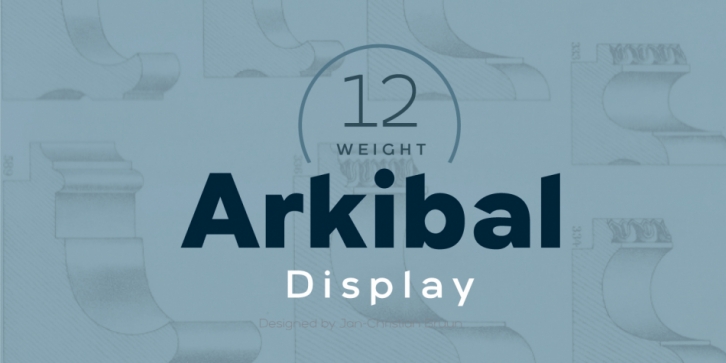 Arkibal Display font preview