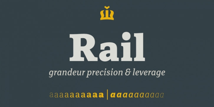Rail font preview