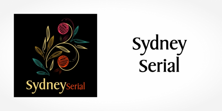 Sydney Serial font preview