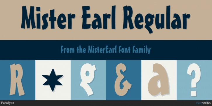MisterEarl font preview