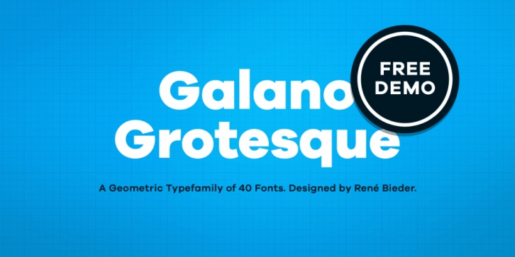 Galano Grotesque font preview