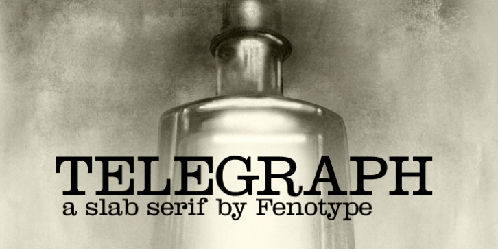 Telegraph font preview
