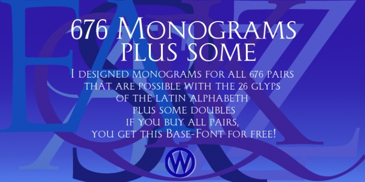 Monogramma font preview
