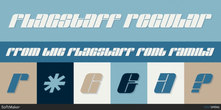 Flagstaff font preview