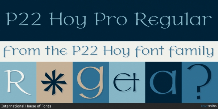 P22 Hoy font preview