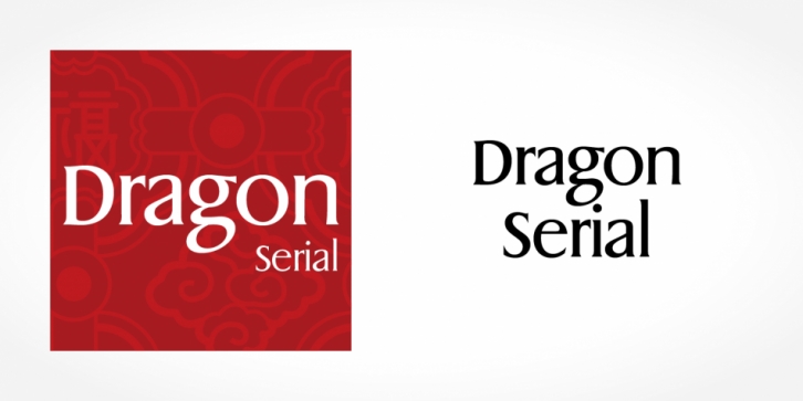 Dragon Serial font preview