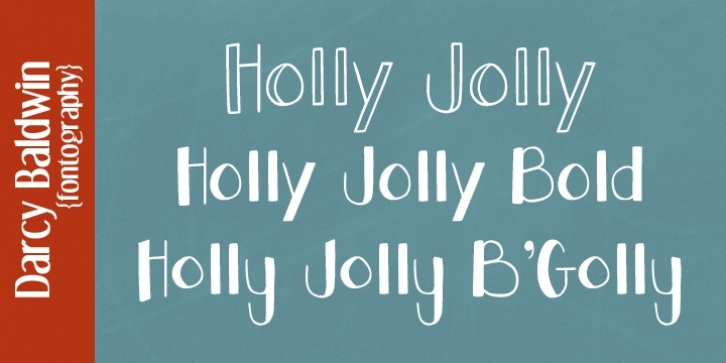 DJB Holly Jolly font preview