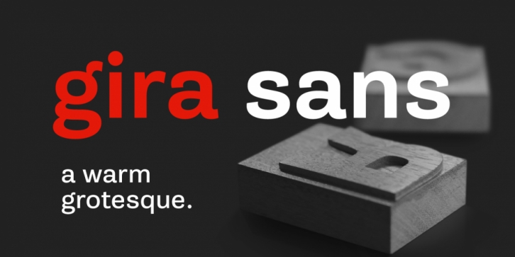 Gira Sans font preview