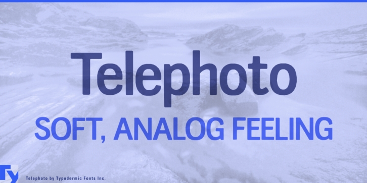 Telephoto font preview
