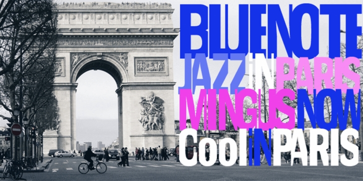 BlueNote font preview