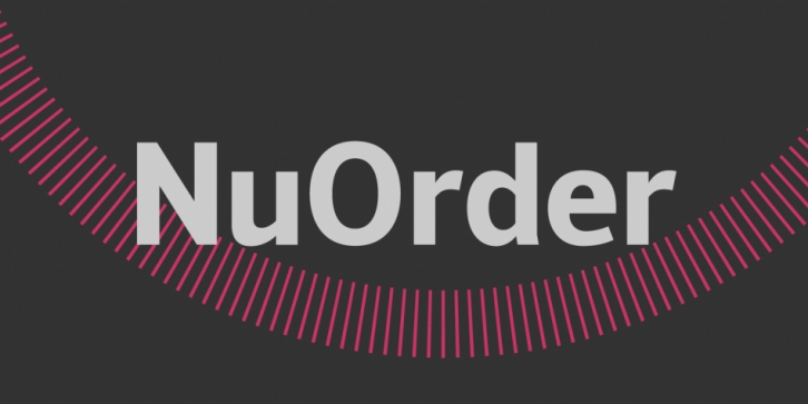 NuOrder font preview