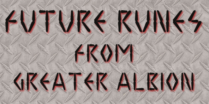 Future Runes font preview