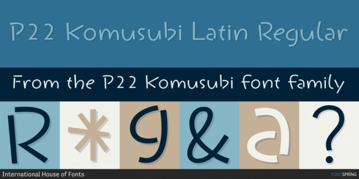 P22 Komusubi font preview