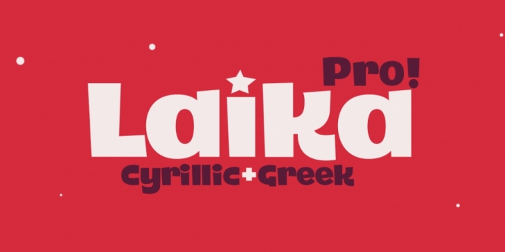 Laika Pro font preview