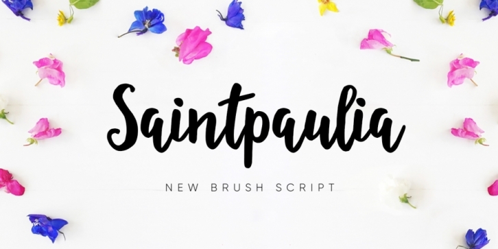 Saintpaulia font preview
