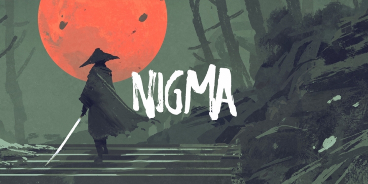 Nigma font preview