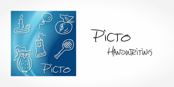 Picto Handwriting font preview