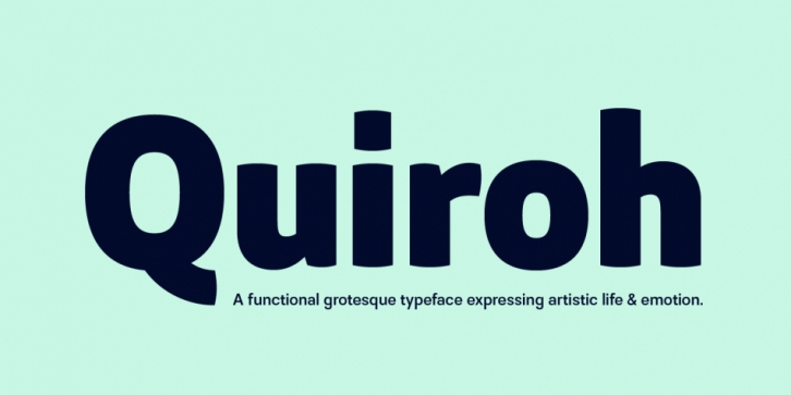 Quiroh font preview